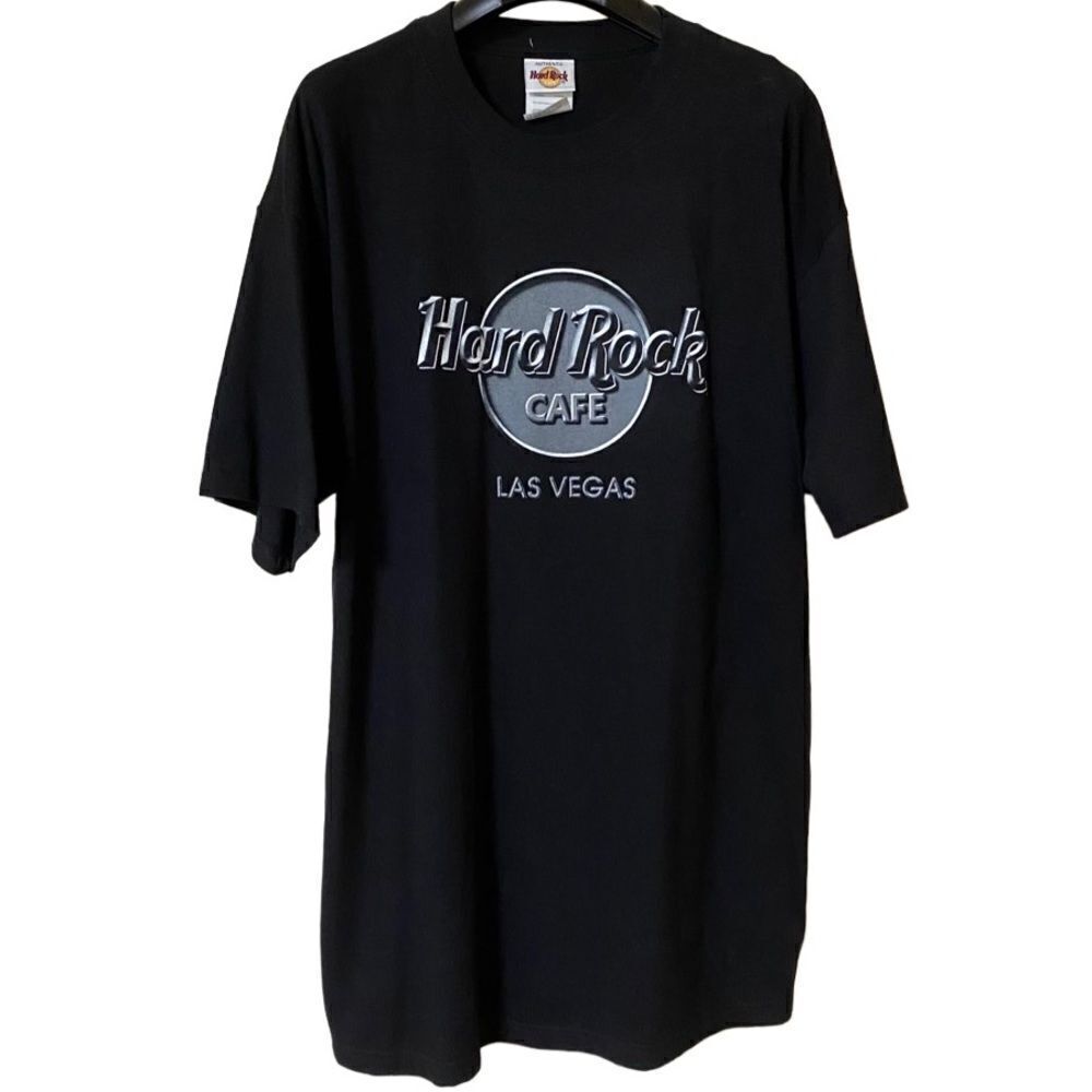 Hard Rock Cafe Las Vegas Men’s Black Graphic Shirt Sz XL